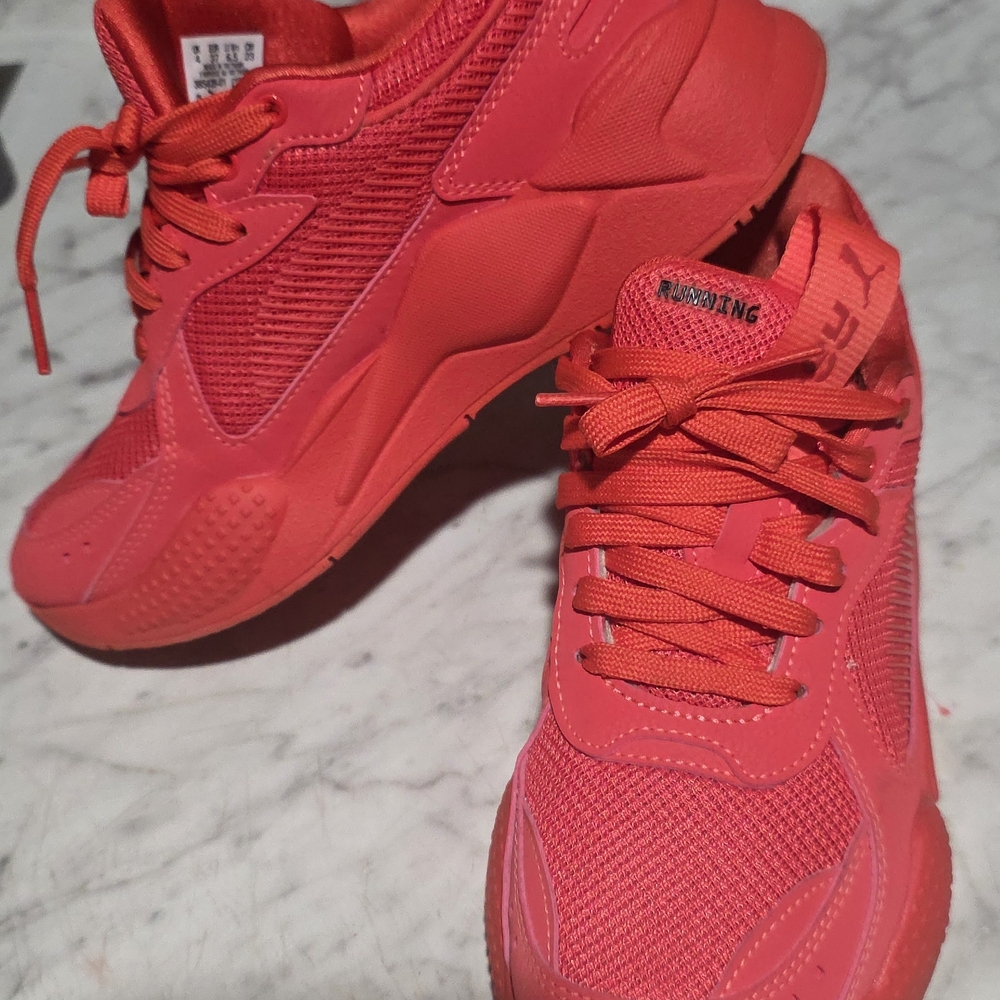 Puma Women's Bright Red Athletic Sneakers